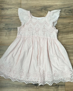 Size 2 GAP pink eyelet dress